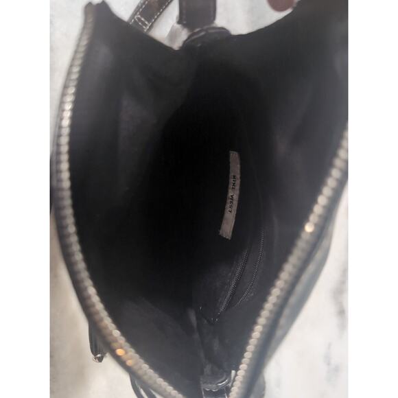 Nine West Women's Black Crossbody Satchel, Small Shoulder Bag, Everyday‎ Handbag - Picture 4 of 6